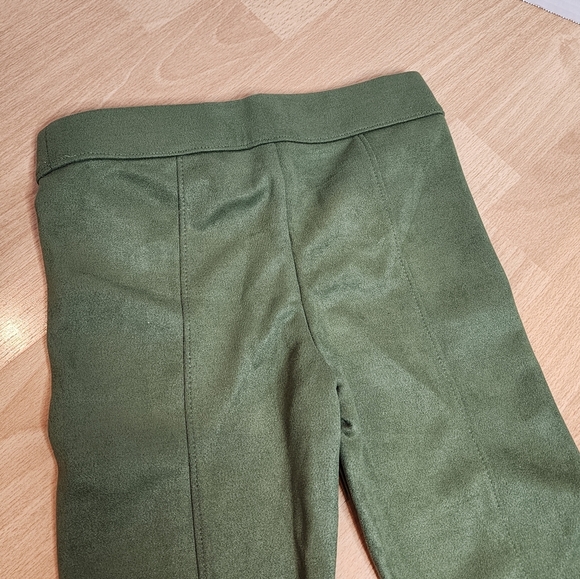 Janie and Jack Faux Suede Green Pull On Pants Kids Size 6 - Picture 11 of 11